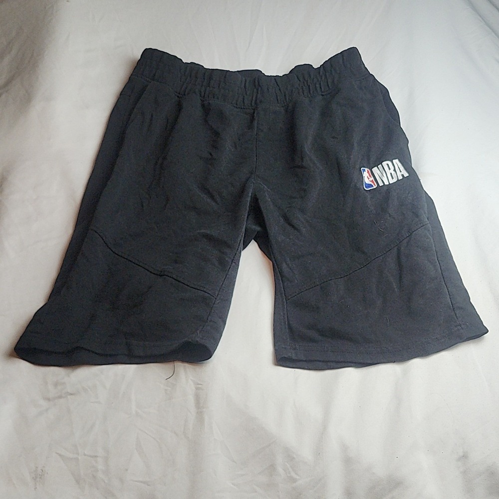 NBA Shorts Athletic Basketball Black 60/40 Cotton Poly Blend Size XLarge